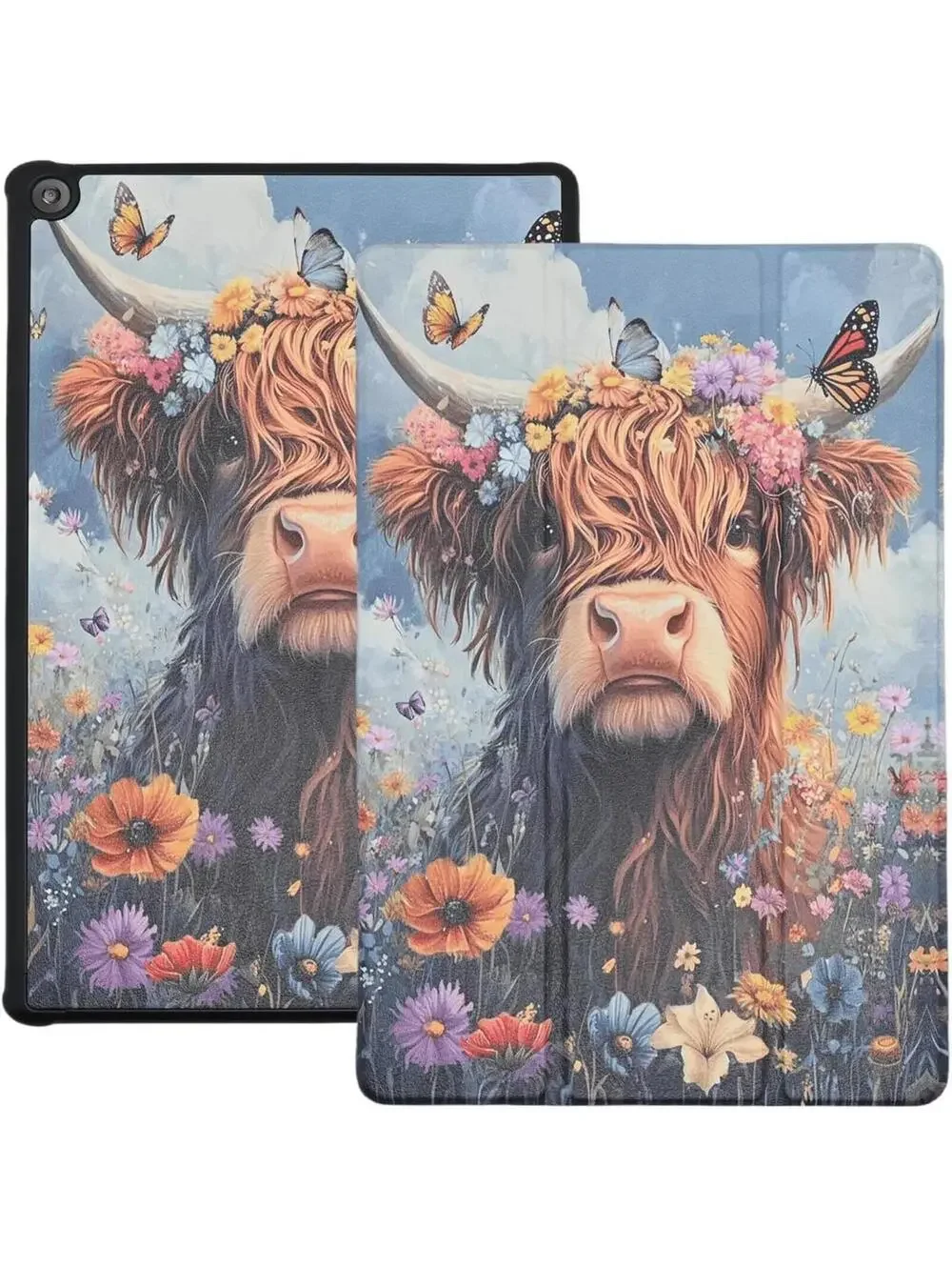 Highland Cow Case for Amazon Fire HD 10 Tablet 7/9 Gens